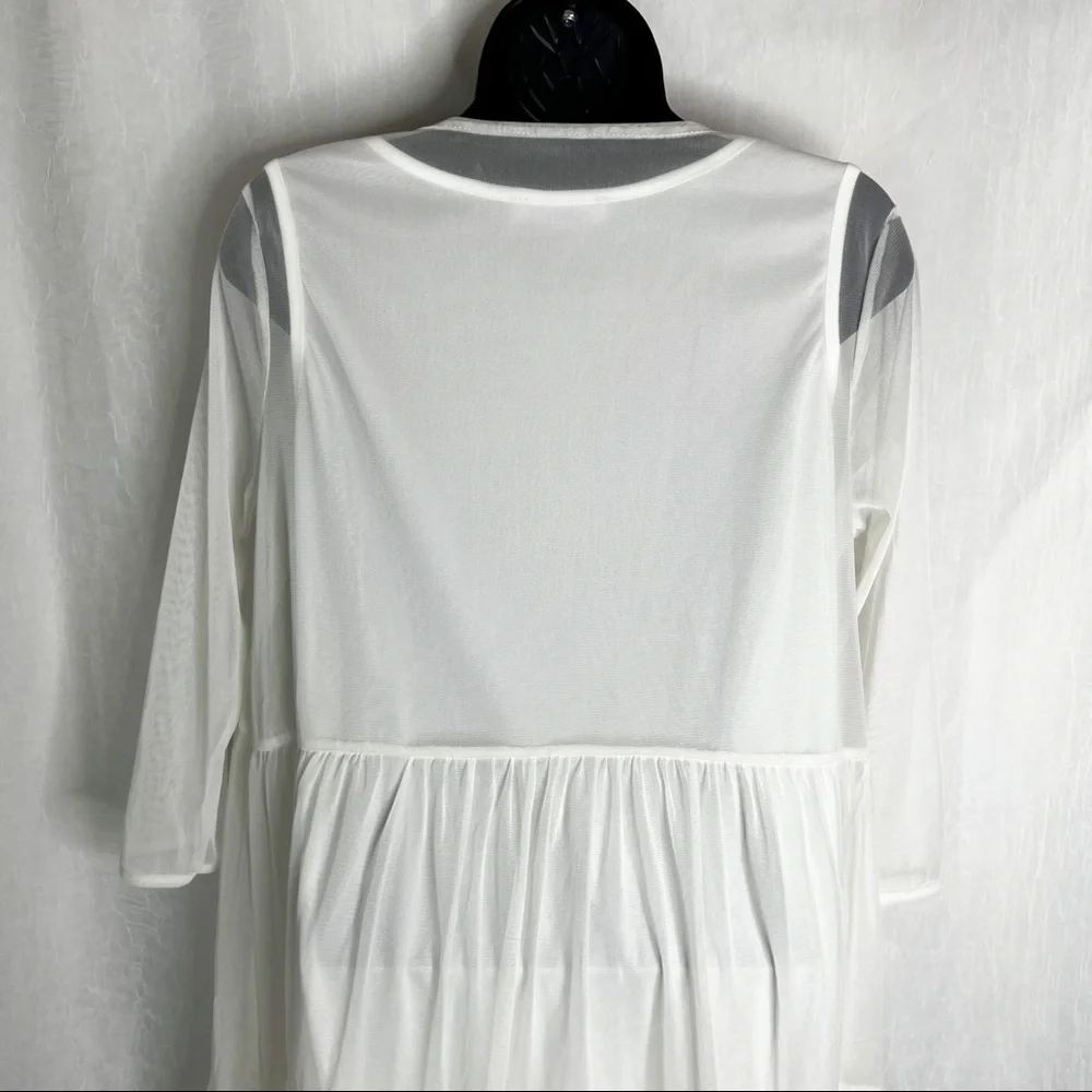 ASOS Bluebelle Maternity Tiered Ruffle Swing Dress - Picture 8 of 13